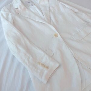 Madewell White Blazer Suit Jacket
